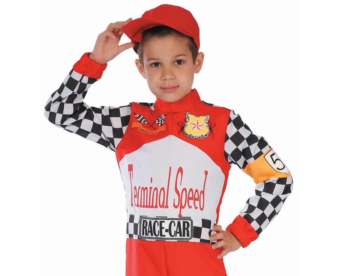 Role play-set for kids Racing Driver (jumpsuit, cap), size 110/120 cm